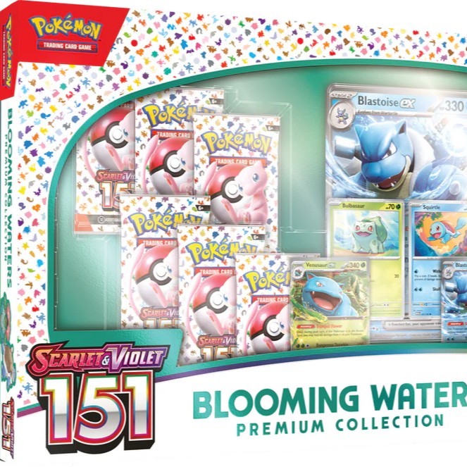 Pokémon Cards - S&V - 151 Blooming Waters Premium Collection