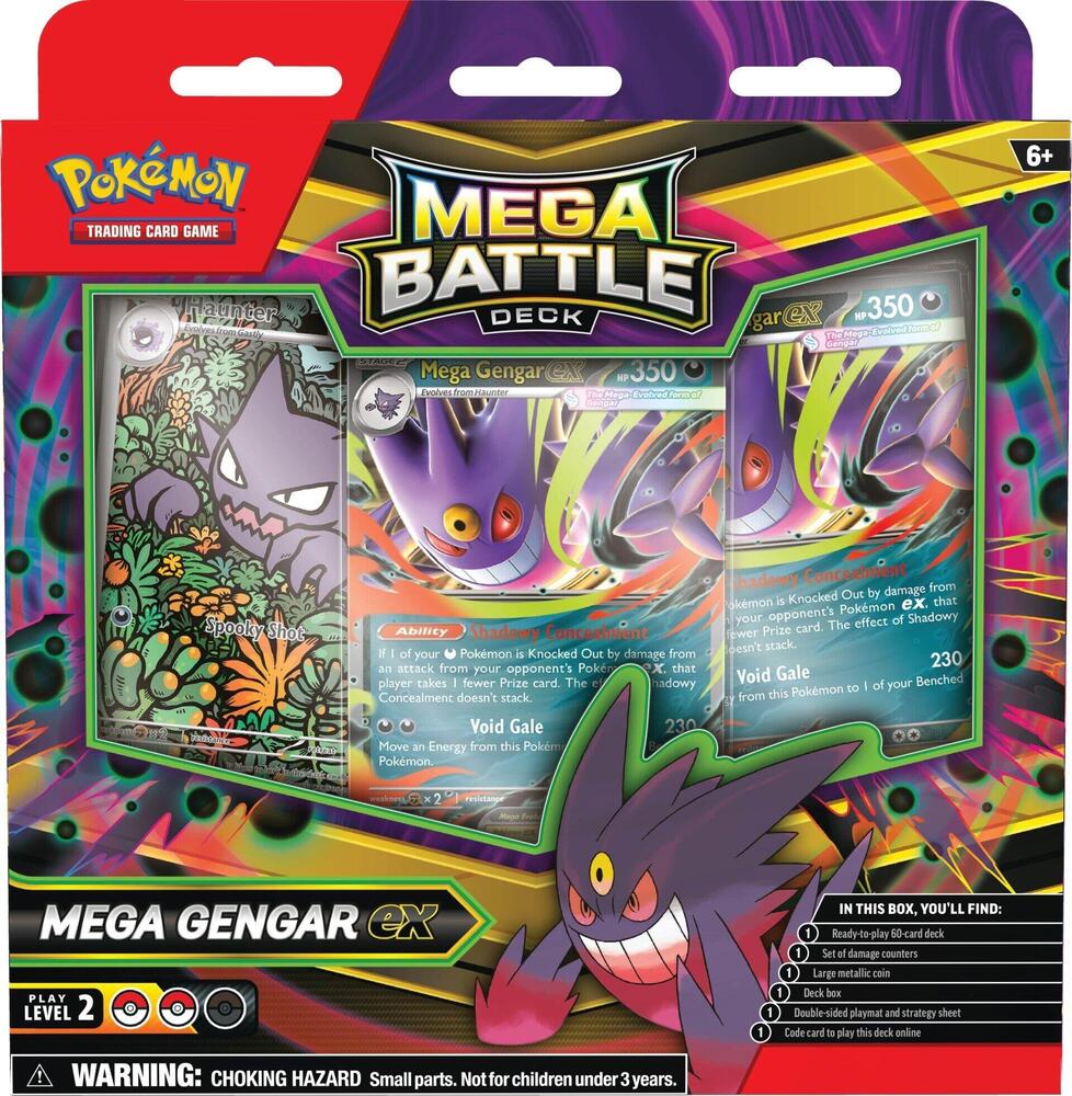 Pokémon Cards - Pokemon - Mega Battle Decks - Mega Gengar ex