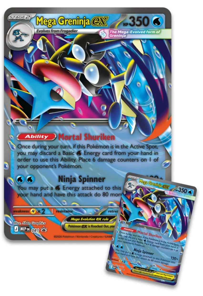 Pokémon Cards - Mega Greninja ex Premium Collection (PRE-ORDER)