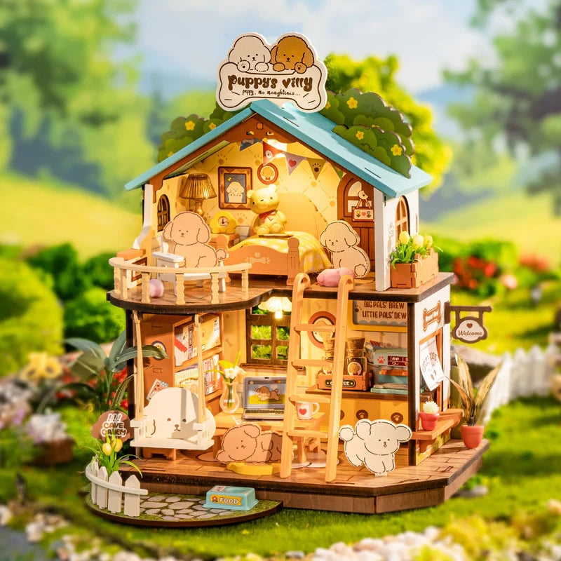ROLIFE - PUPPY'S COZY VILLA - MINATURE HOUSE DIY