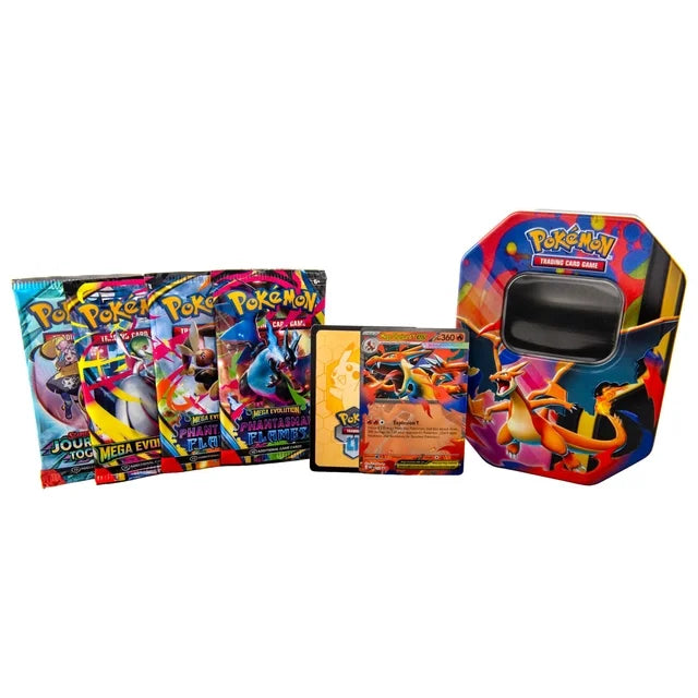 Pokémon Cards - Mega Evolution - Mega Charizard Tin - Mega Charizard Y ex (EN)