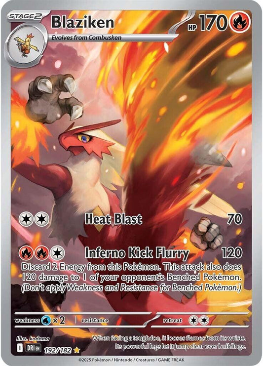 English Singles - 192/182 Blaziken - Destined Rivals