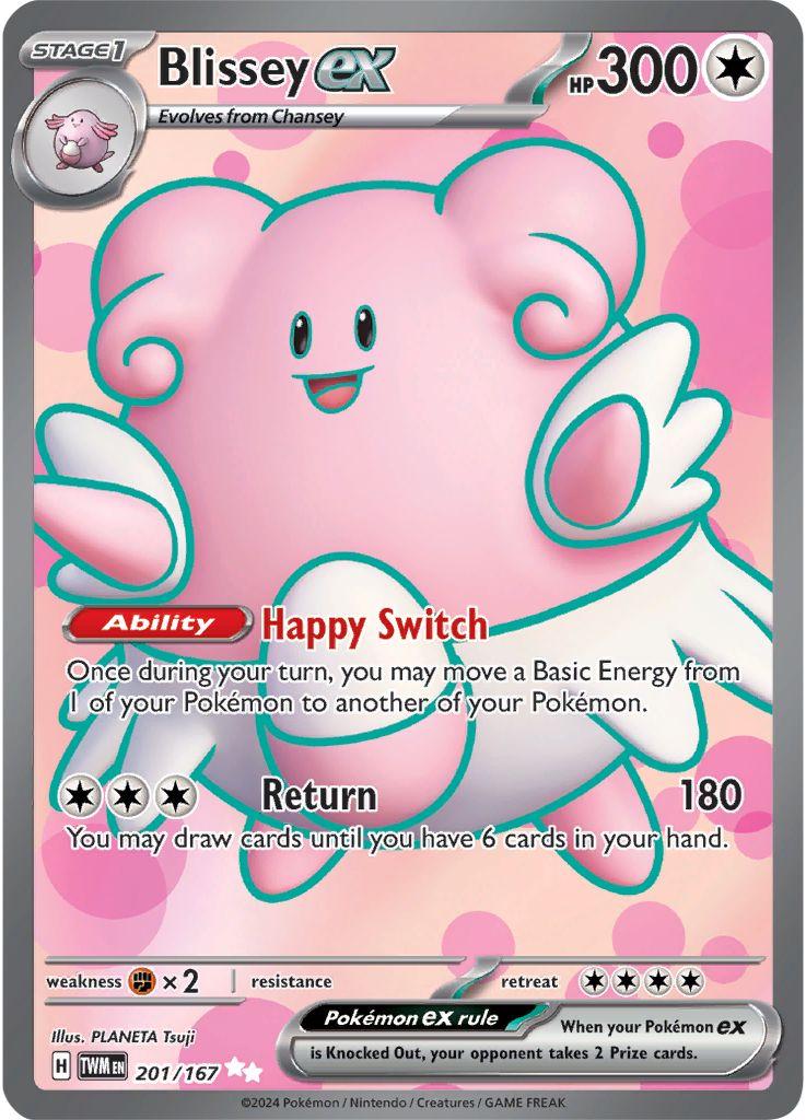 English Singles - 201/167 Blissey ex - Twilight Masquerade