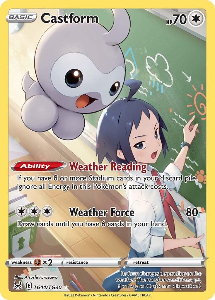 English Singles - TG11/TG30 Castform - Lost Origin