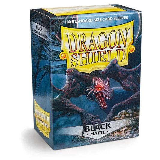 DRAGON SHIELD MATTE BLACK RHIPODON (100ct)