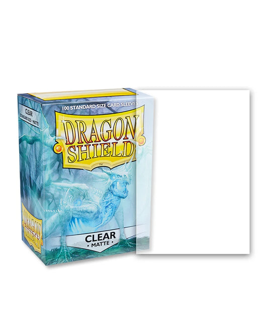 DRAGON SHIELD MATTE CLEAR ANGROZH (100ct)