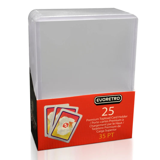 Top Loaders - Card Protector 35 PT EVORETRO Clear Premium