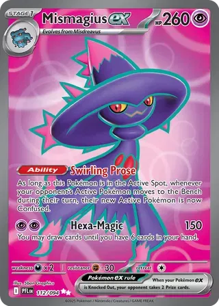 English Singles - 112/094 Mismagius ex - PFL