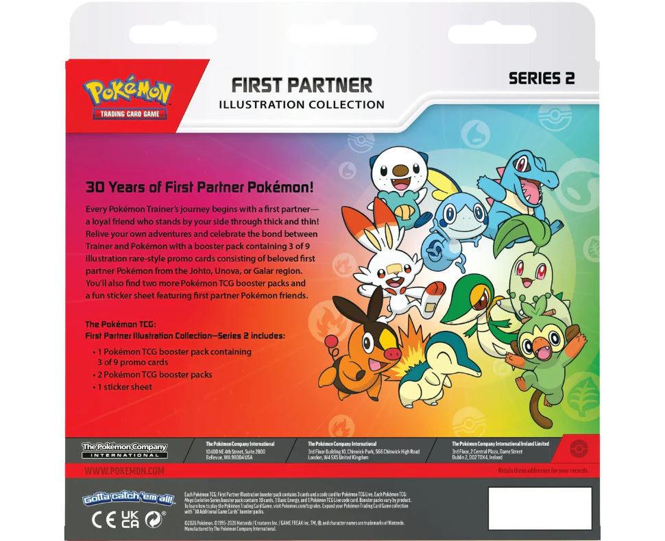 Pokémon Cards - First Partner Illustration Collection - Series 2 (EN) (PRE-ORDER)