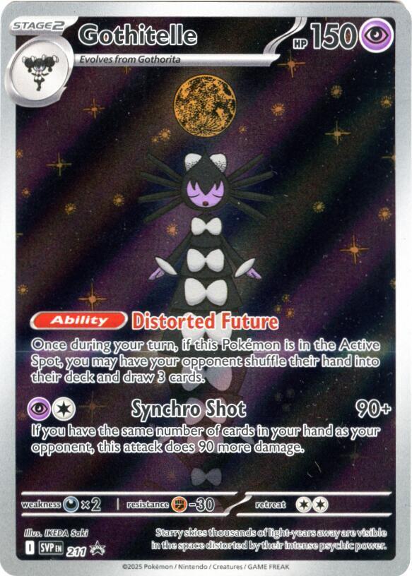 English Singles - Gothitelle #211 Pokemon Promo SVP 211