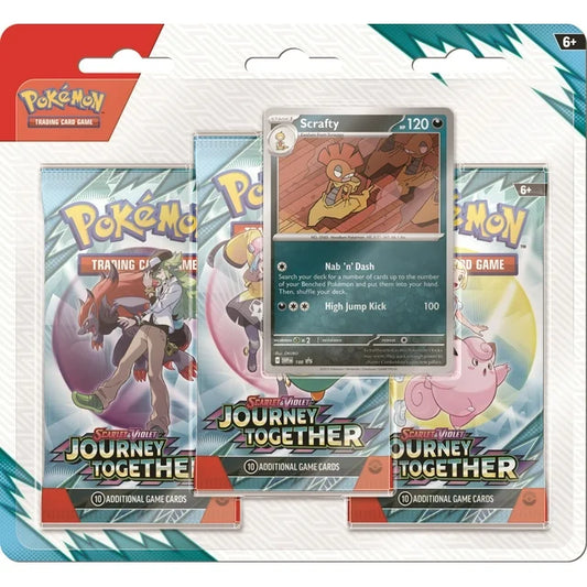 Pokémon Cards - Scarlet & Violet - Journey Together 3 Pack Blister SV9 (EN)