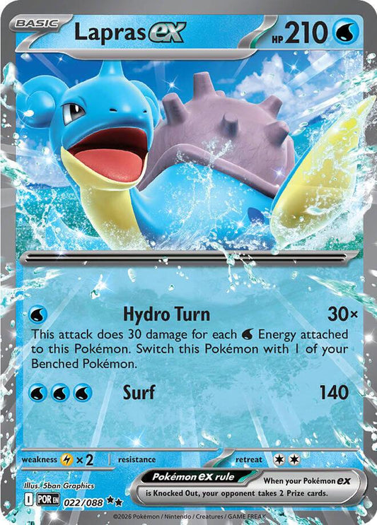 English Singles - 022/088 Lapras ex - Perfect Order
