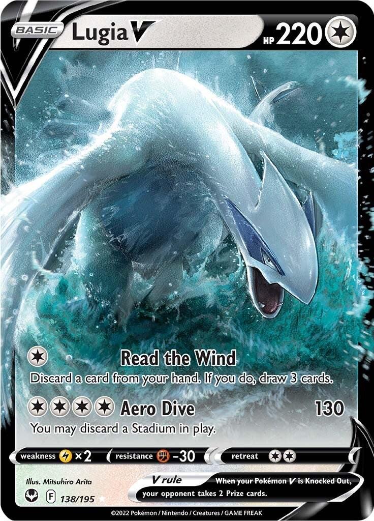 English Singles - 138/195 Lugia V - Silver Tempest