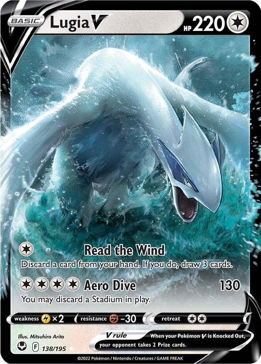 English Singles - 138/195 Lugia V - Silver Tempest