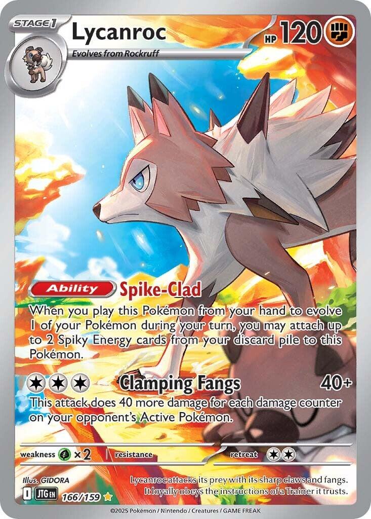 English Singles - 166/159 Lycanroc - Journey Together