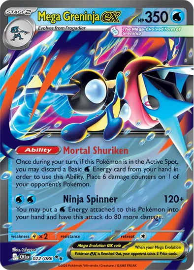 Pokémon Cards - Mega Greninja ex Premium Collection (PRE-ORDER)