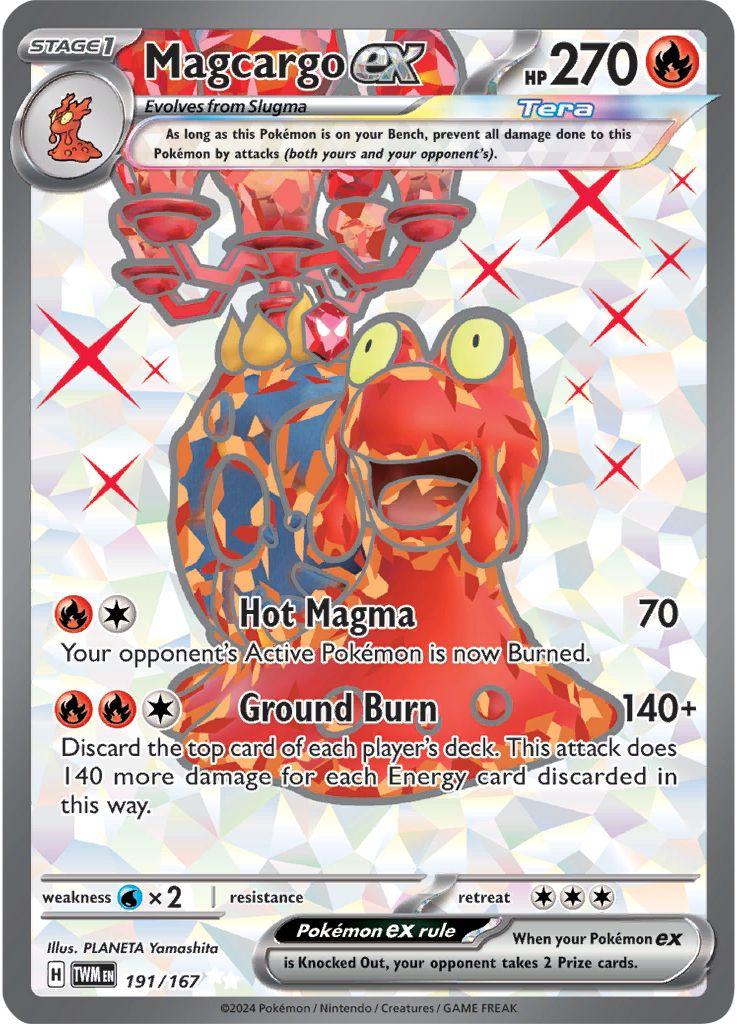 English Singles - 191/167 Magcargo ex - Twilight Masquerade