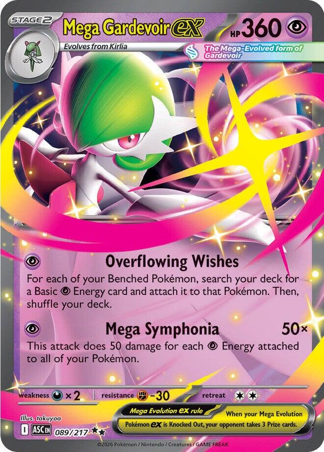 English Singles - 089/217 Mega Gardevoir - Ascended Heroes