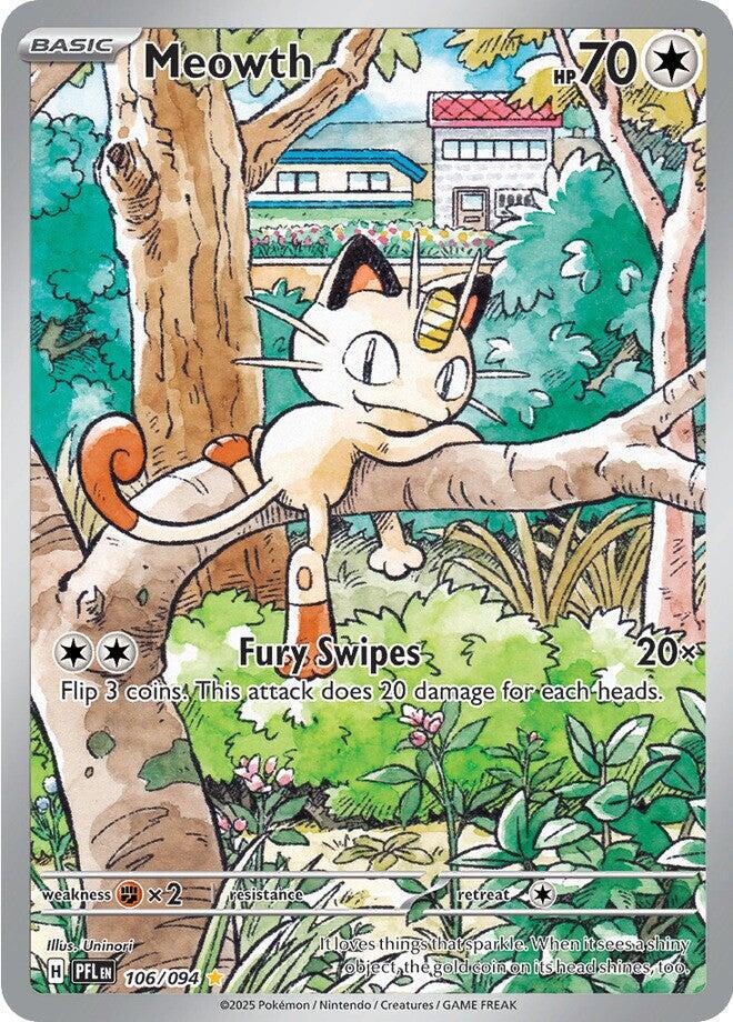 English Singles - 106/094 Meowth - Phantasmal Flames