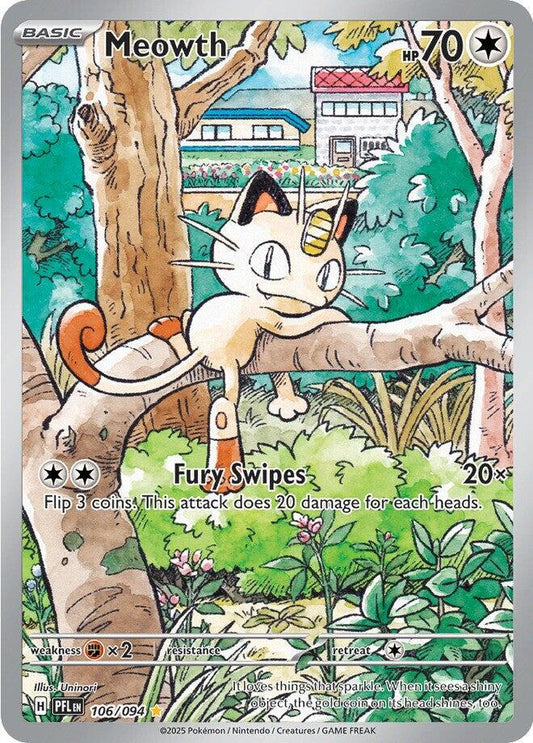English Singles - 106/094 Meowth - Phantasmal Flames