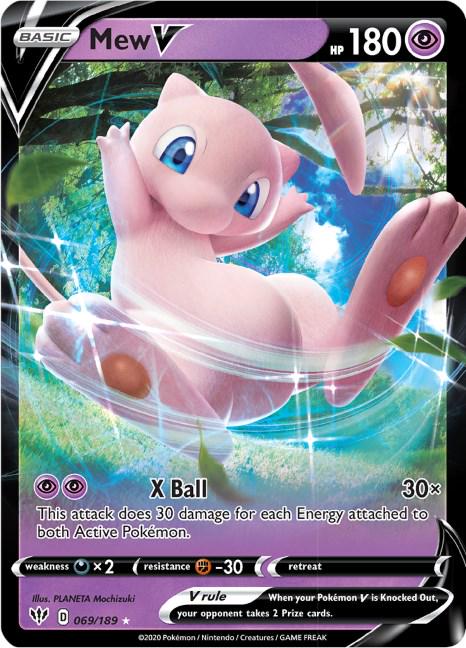 English Singles - 069/189 Mew V - Darkness Ablaze