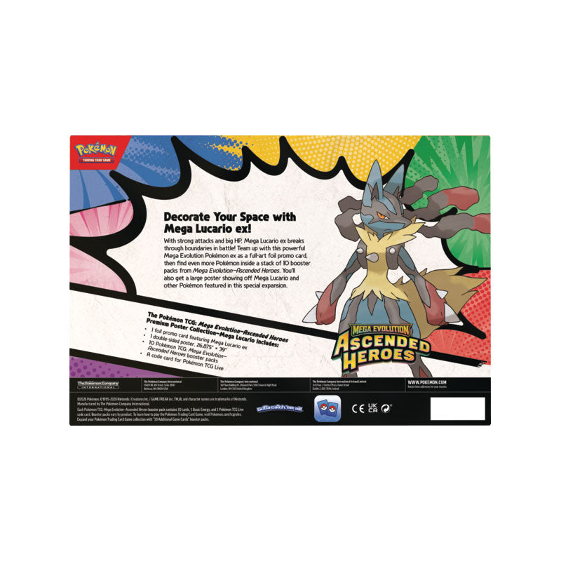 Pokémon Cards - Mega Evolution - Ascended Heroes Premium Poster Collection (ME02.5) (EN)