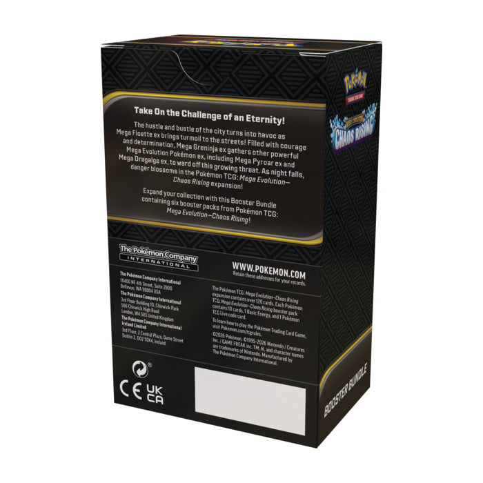 Pokémon Cards - Mega Evolution - Chaos Rising Booster Bundle (ME04) (EN)