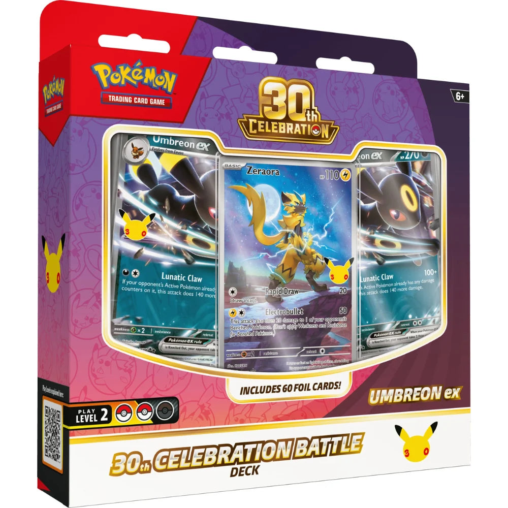 Pokémon Cards - 30th Celebration - Battle Deck - Umbreon ex