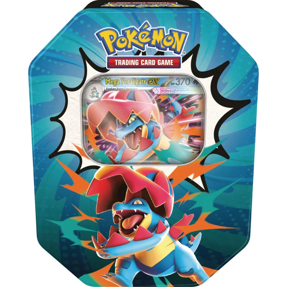 Pokémon Cards - Ascended Heroes Tin - Mega Feraligatr ex (EN) (PRE-ORDER)