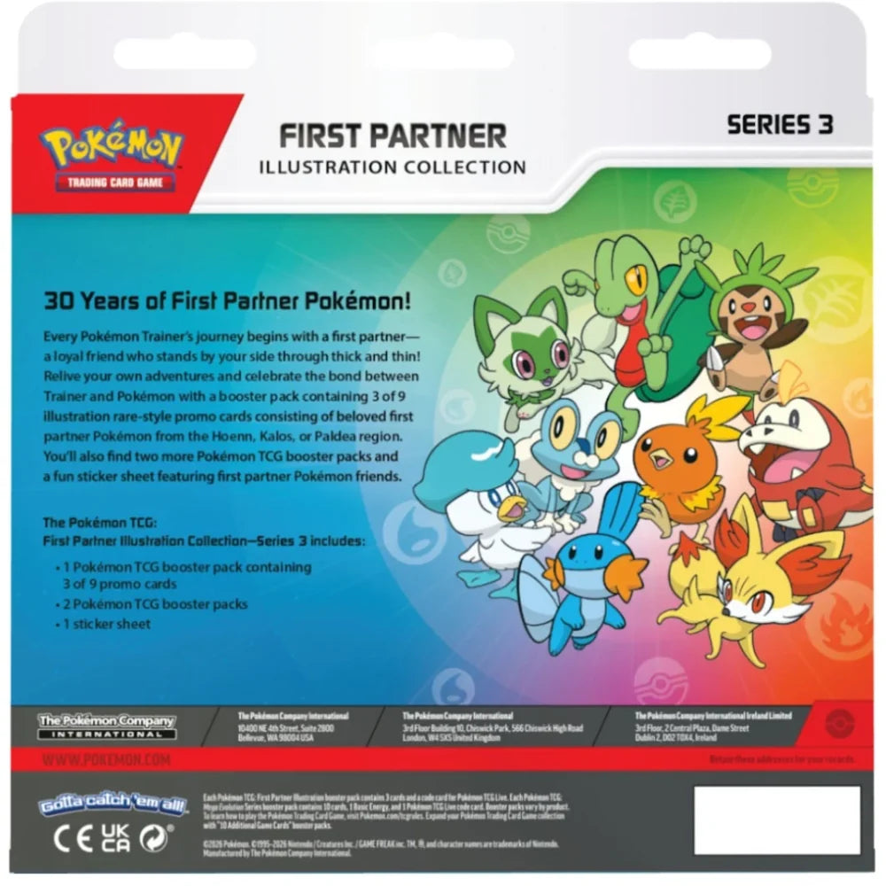 Pokémon Cards - First Partner Illustration Collection - Series 3 (EN) (PRE-ORDER)