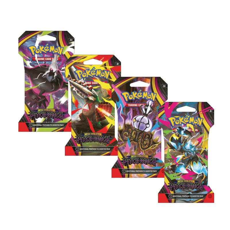 Pokémon Cards - Mega Evolution - Pitch Black Sleeved Blister (ME05) (EN) (PRE-ORDER)
