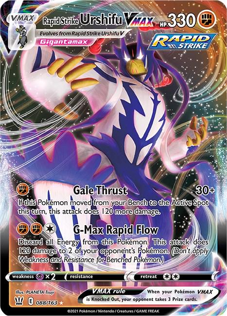 English Singles - 088/163 - Rapid Strike Urshifu VMAX - Battle Styles