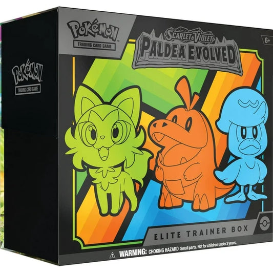 Pokémon Cards - Scarlet & Violet - Paldea Evolved - Elite Trainer Box (ETB) SV2 (EN)