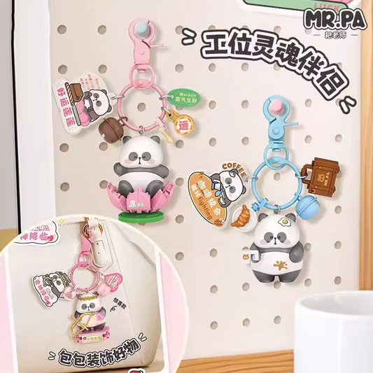MR. PA & LUCKY PENDANT KEYCHAIN