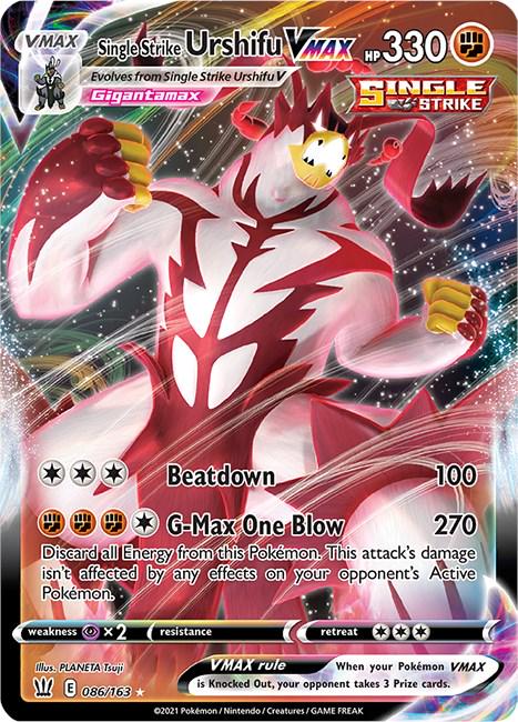 English Singles - 086/163 - Single Strike Urshifu VMAX - Battle Styles