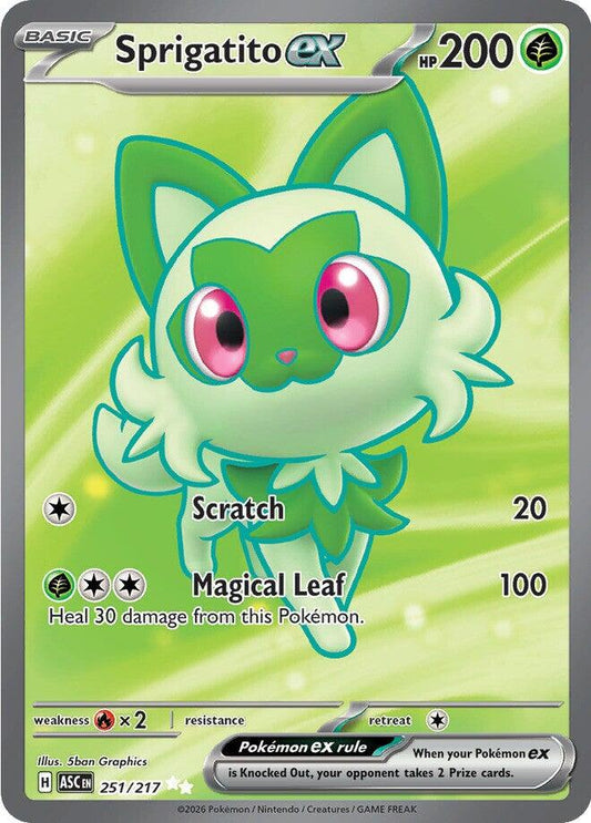 English Singles - 251/217 Sprigatito - Ascended Heroes