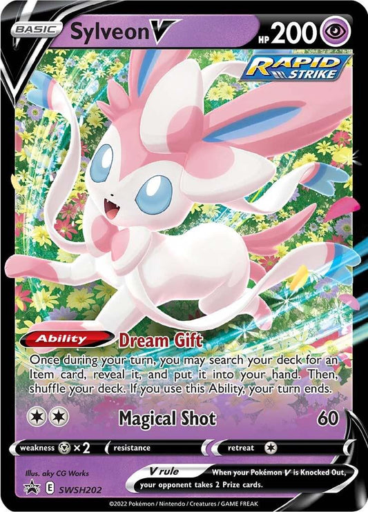 English Singles - Sylveon V #SWSH202 Pokemon Promo