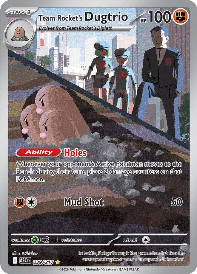 English Singles - 239/217 Dugtrio - Ascended Heroes