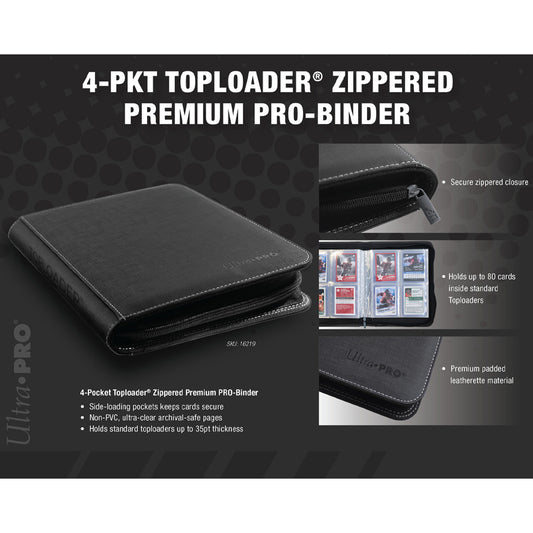 PRO BINDER 4 POCKET PREMIUM TOPLOADER (ULTRA PRO)