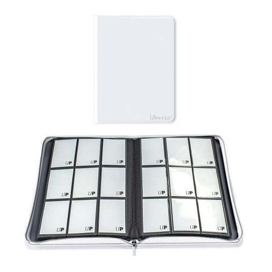 PRO BINDER 9 POCKET VIVID ZIPPERED WHITE (ULTRA PRO)