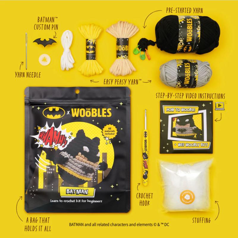 Woobles Batman (Crochet kit)
