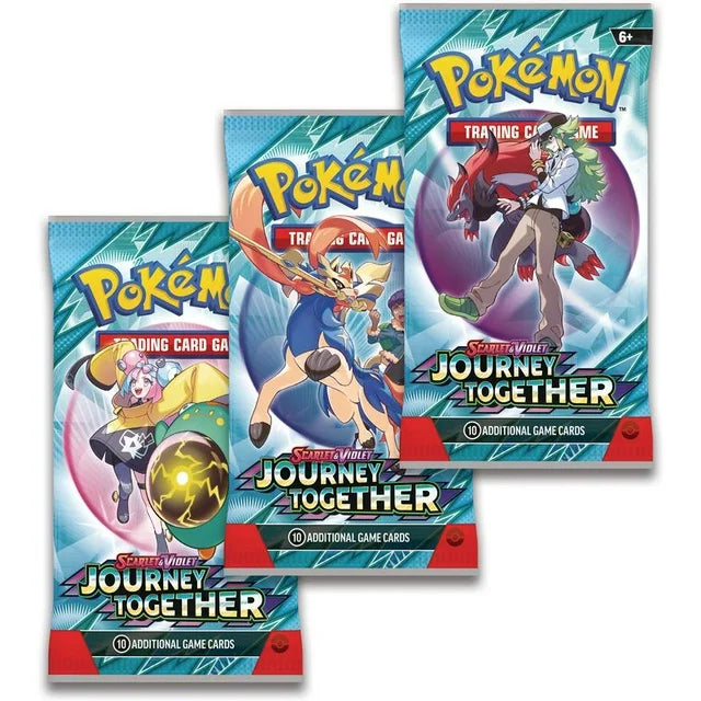 Pokémon Cards - Scarlet & Violet - Journey Together 3 Pack Blister SV9 (EN)