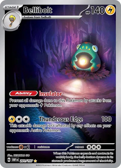 English Singles - 201/197 - Bellibolt - Obsidian Flames