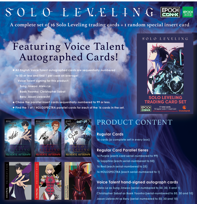 EPOCH CON-X SOLO LEVELING TCG