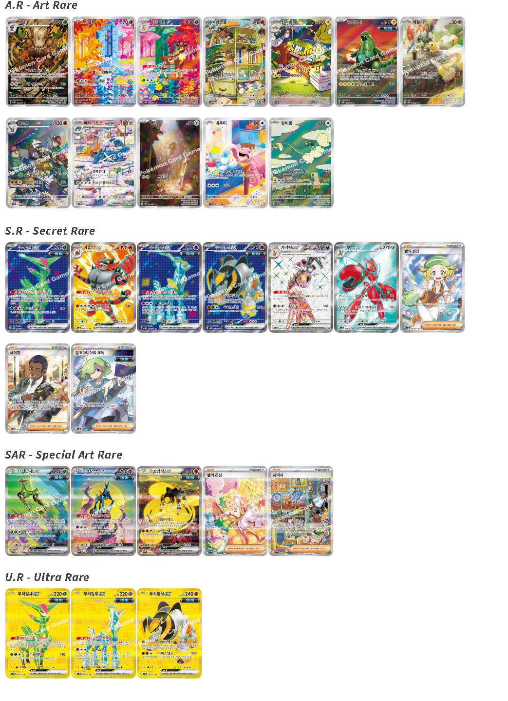 Pokémon Cards - Cyber Judge (KR) (SV5M)