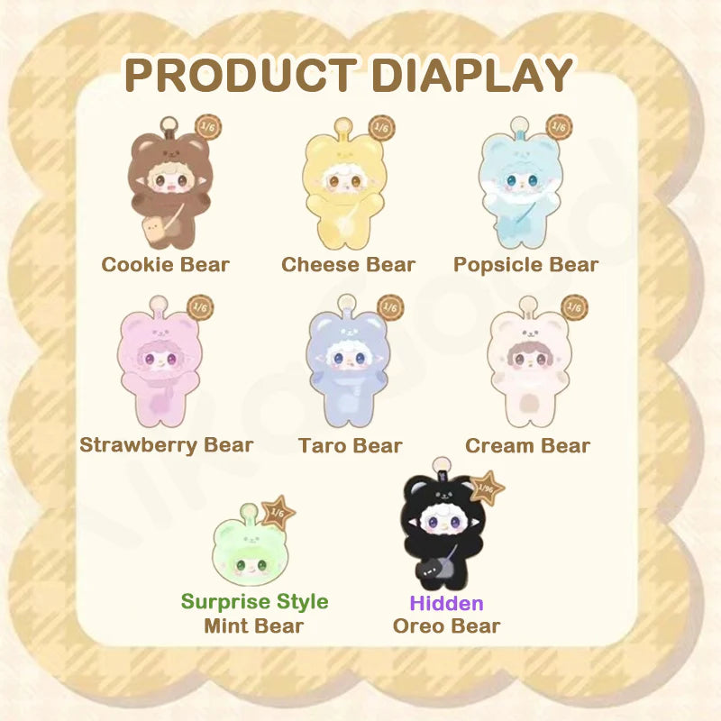 YOOKI - Sweet & Crispy - Take a bite of bear plush/keychain